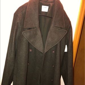 Olive Green Pea Coat